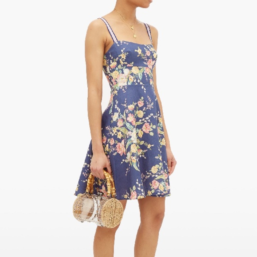 Zimmerman Zinnia Strap Mini Dress